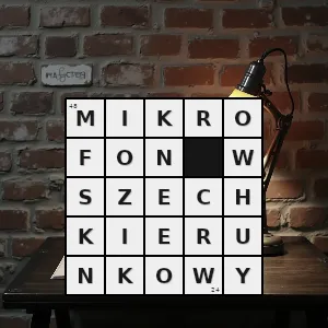 Hasło krzyżówkowe mikrofon o kołowej charakterystyce kierunkowej - mikrofon wszechkierunkowy – rozwiązanie, synonimy, podpowiedzi i definicje krzyżówkowe